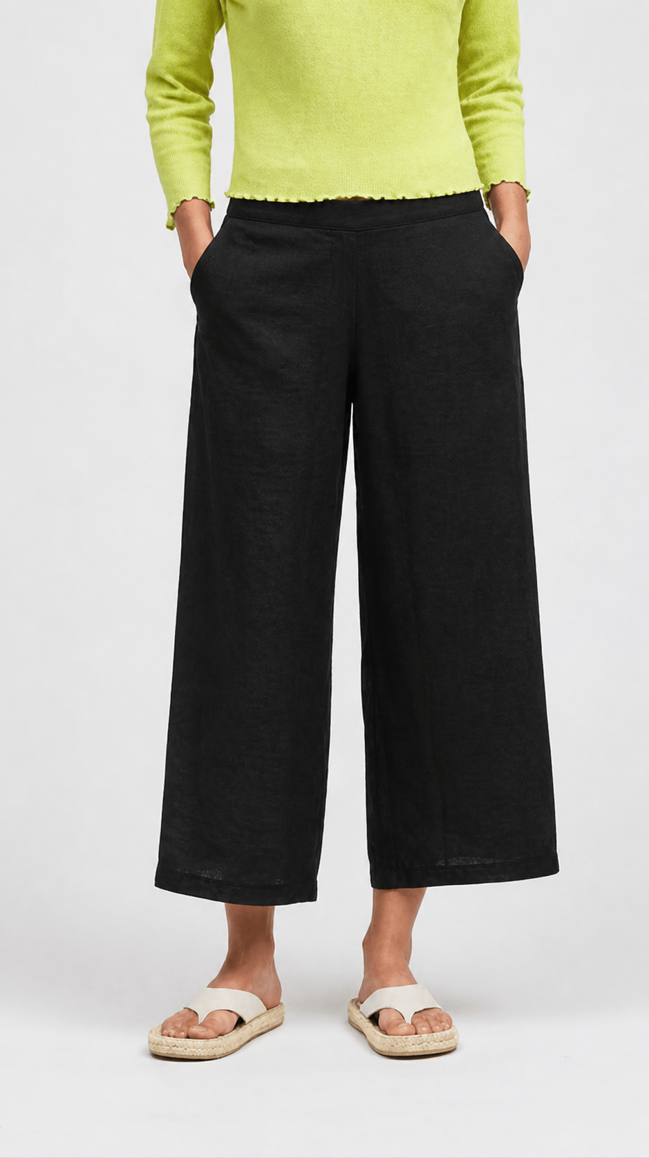 Cut Loose Parachute Crop Leg Pant - Multiple Colors