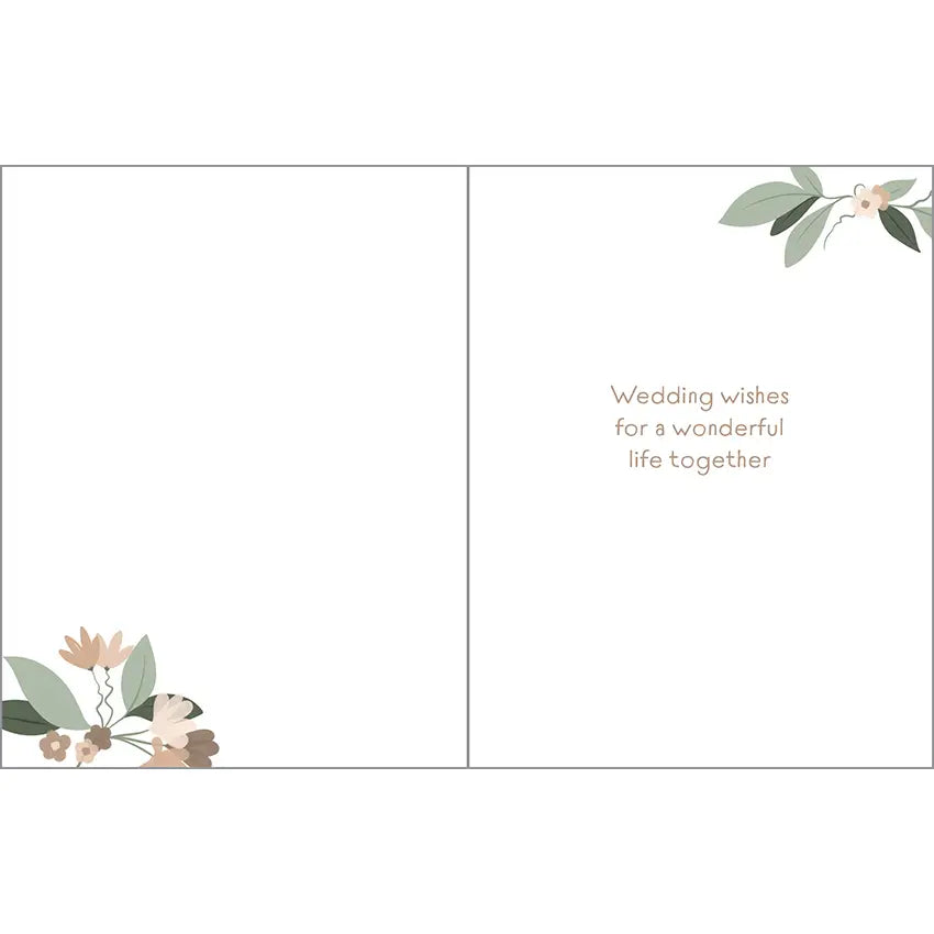 Gina B Designs Tiered Cake Wedding Greeting Card
