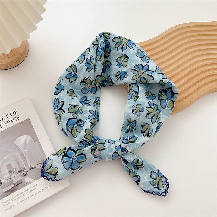 Lightweight Square Head Scarf - Multiple Prints