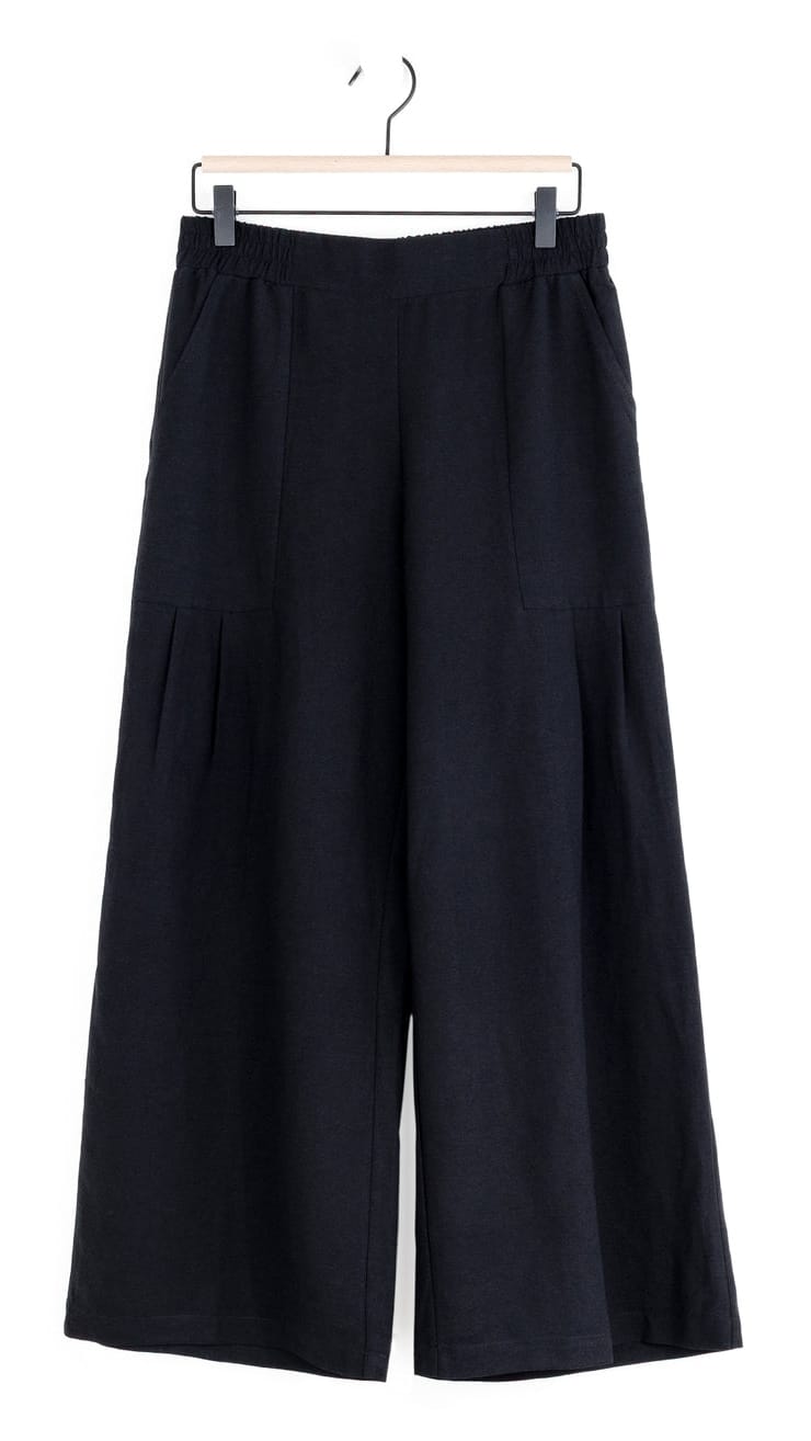 Clara Sunwoo Pull-On Ankle Pant w/Pleat Pockets