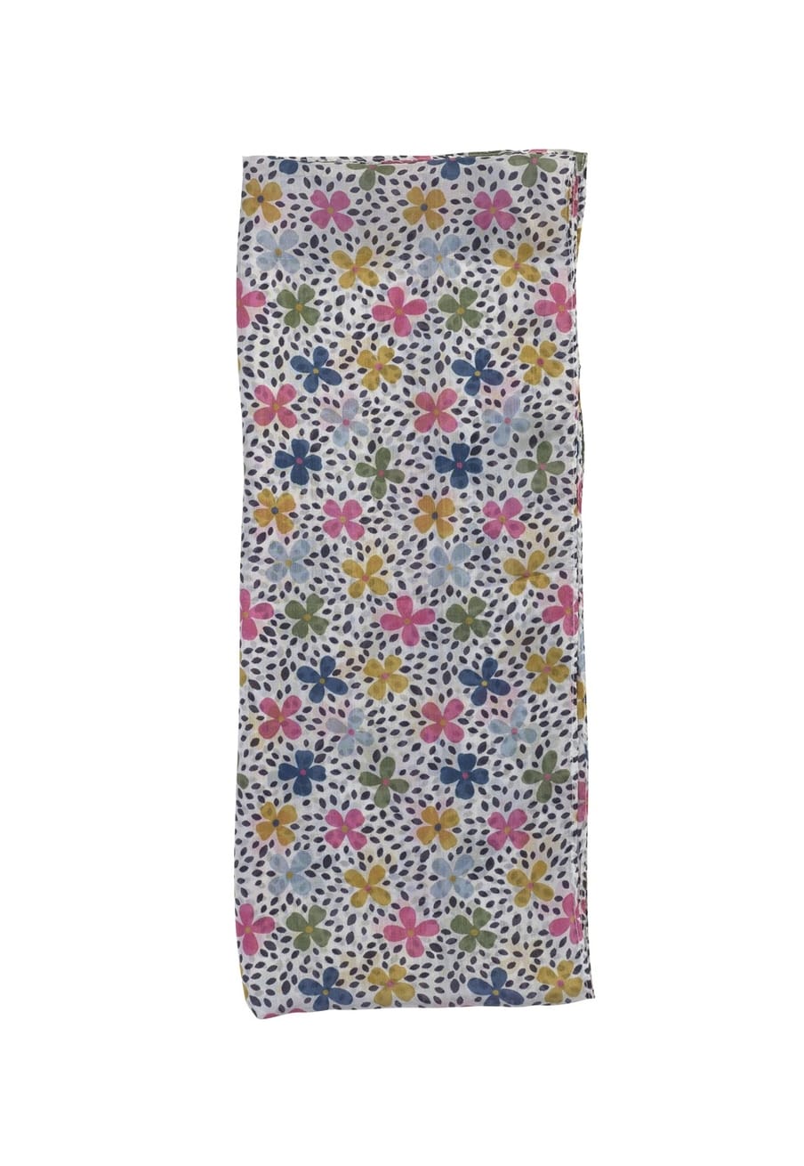 Quintessential Abbey Multi Silk Scarf