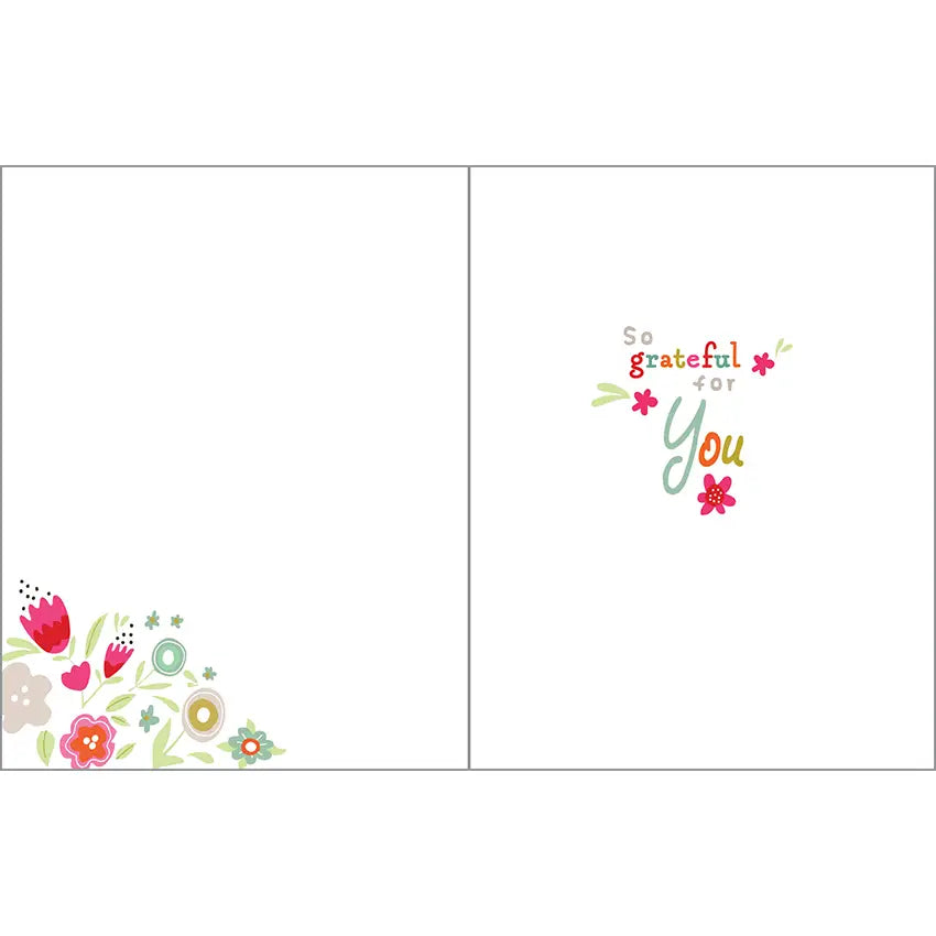 Amazing Floral Thank You Card