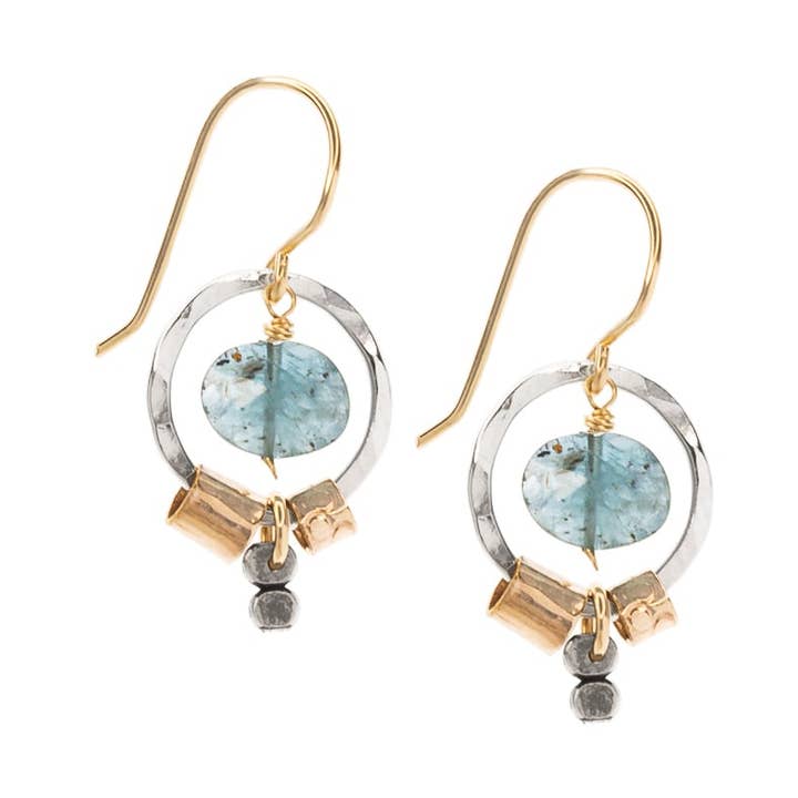 Laura J Designs Kyanite Glow Earrings