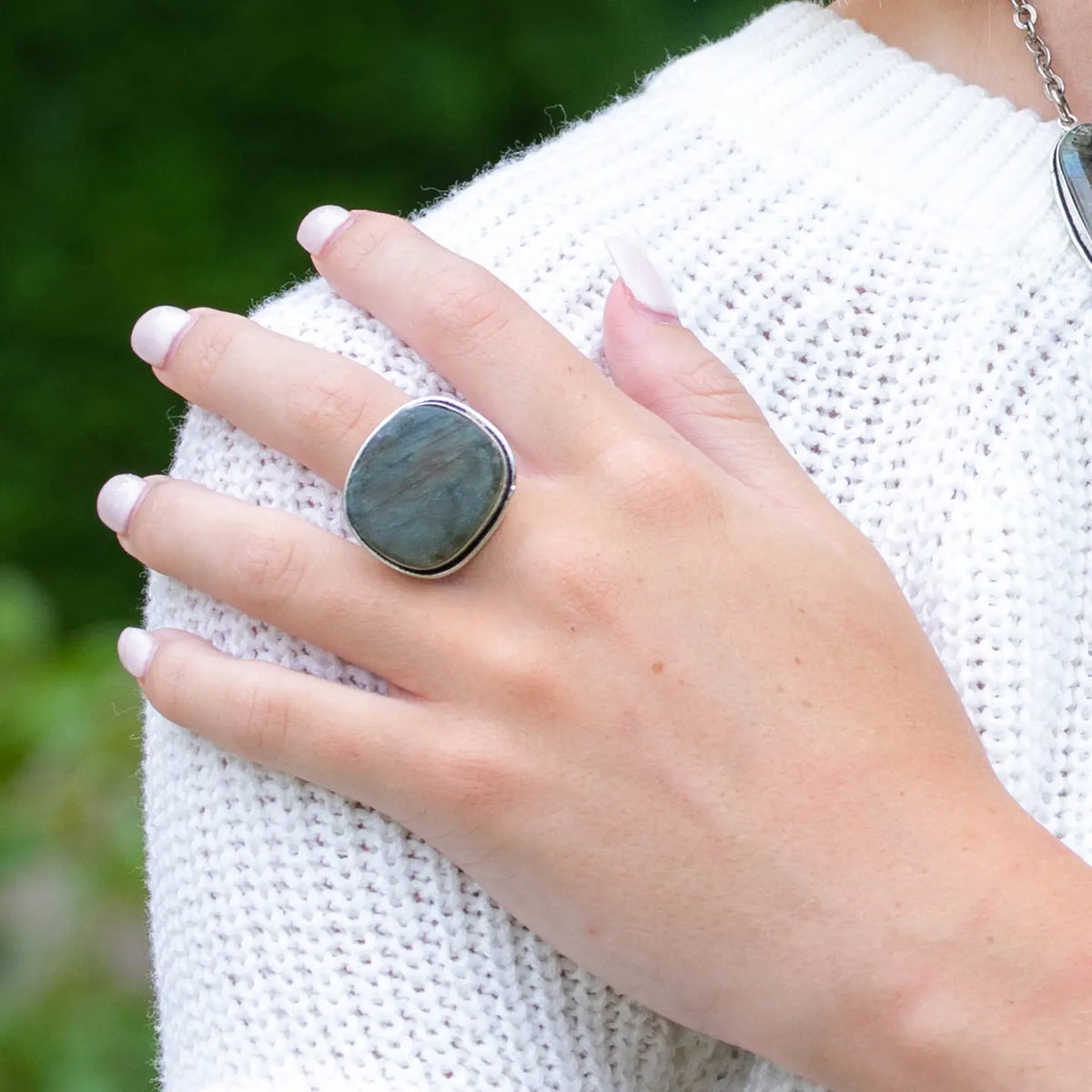 Anju Jewelry Labradorite Stone Ring