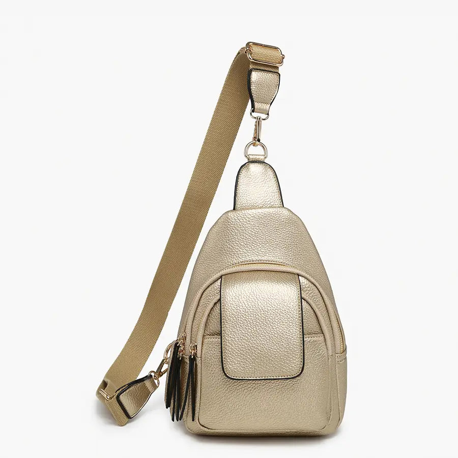 Jen & Co Sophia Sling Vegan Leather Bag - Multiple Colors