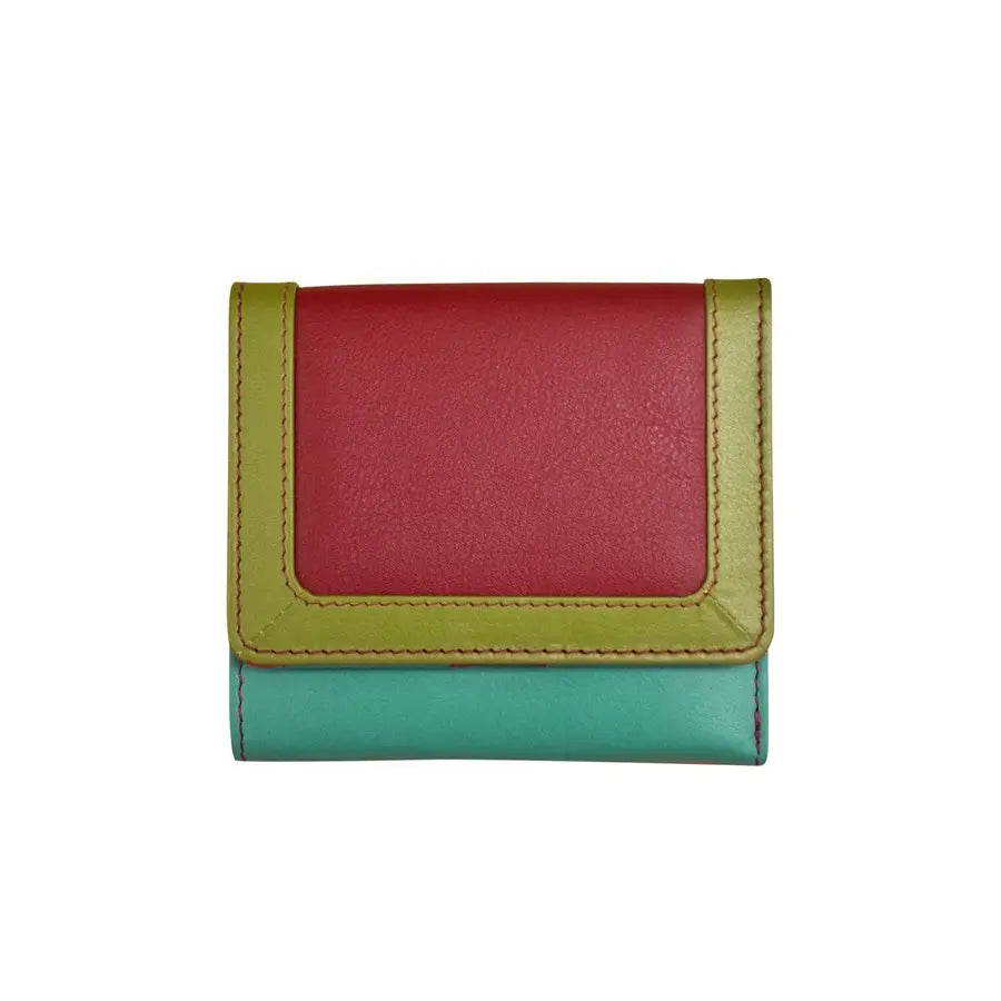 ili New York Leather Block Tri-Fold Wallet - Multiple Colors