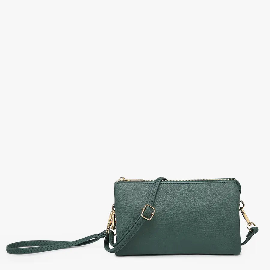Jen & Co Riley Vegan Leather Crossbody - Multiple Colors