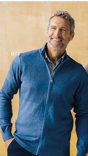 Dario Beltran Textured Zip Up - Multiple Colors
