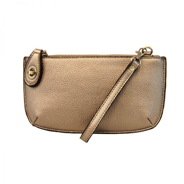 Joy Susan Vegan Leather Mini Crossbody Wristlet Clutch - Multiple Colors