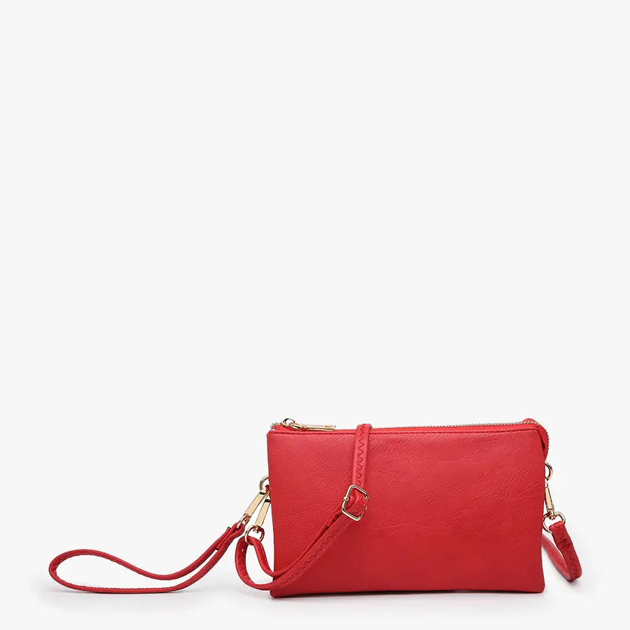 Jen & Co Riley Vegan Leather Crossbody - Multiple Colors