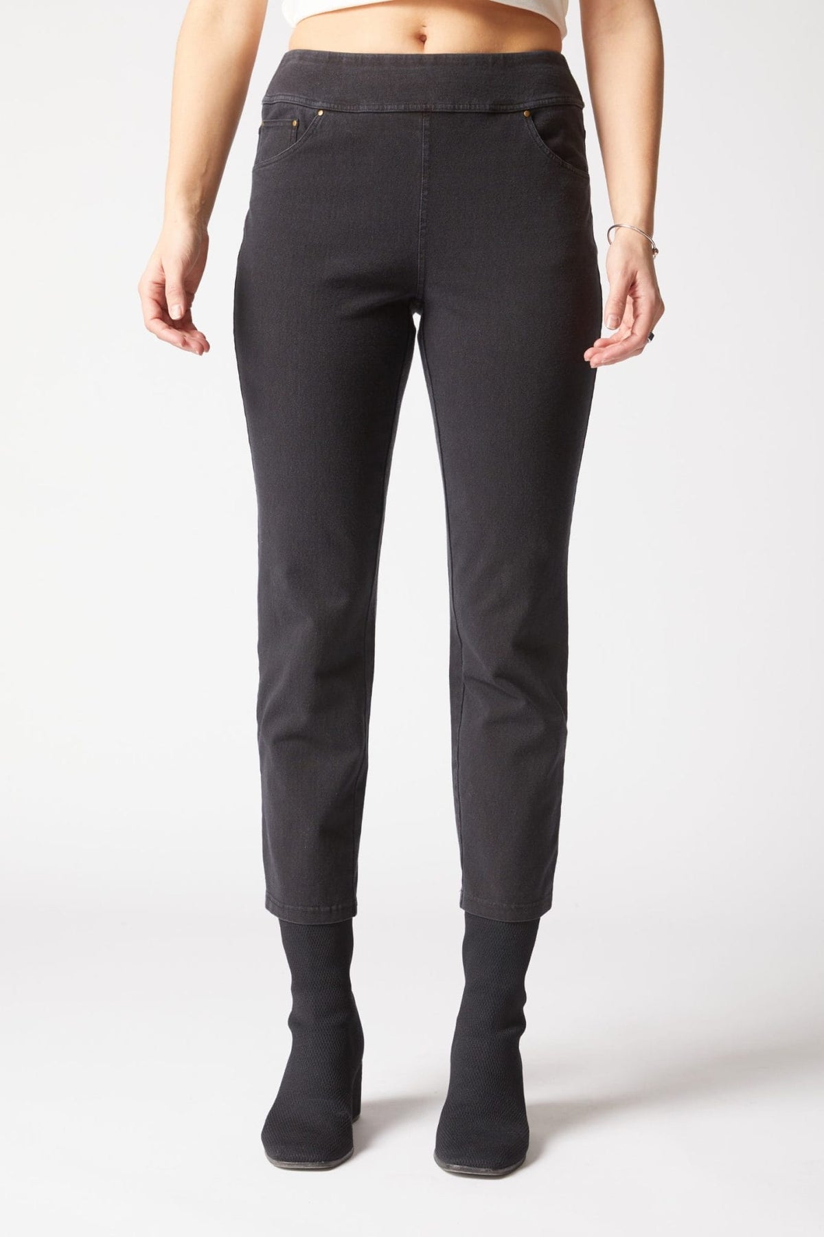 Habitat Stonewash Denim Capri Knit Jean - Multiple Colors