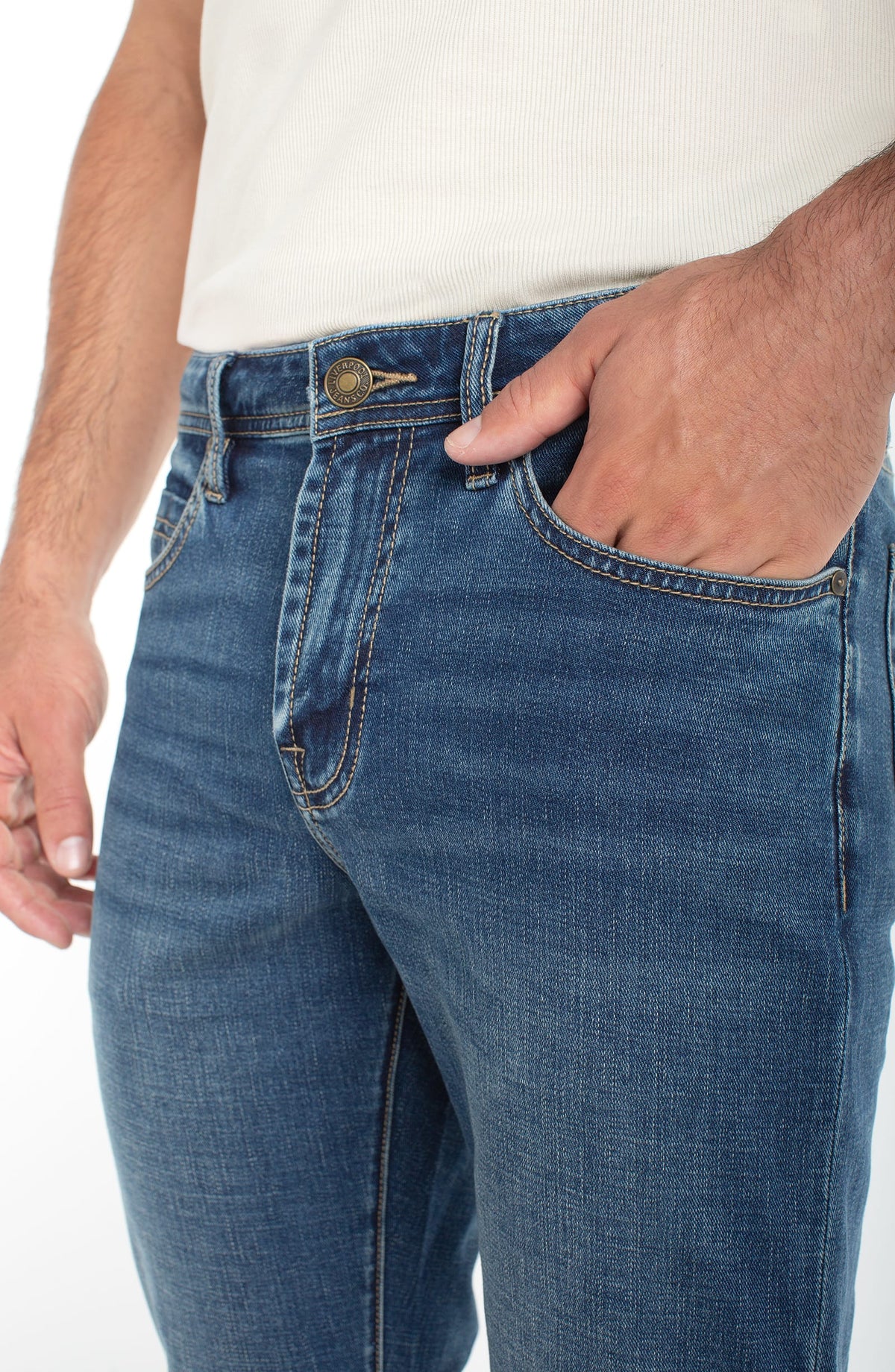Liverpool Men's Kingston Modern Straight Pant - Multiple Colors