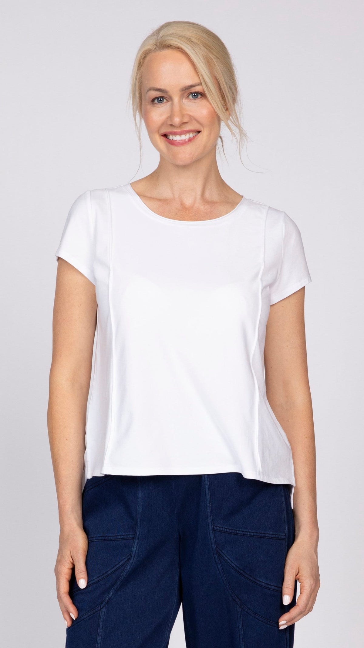 Olivia by Habitat Essential Knit Cap Sleeve Tee - Multiple Colors