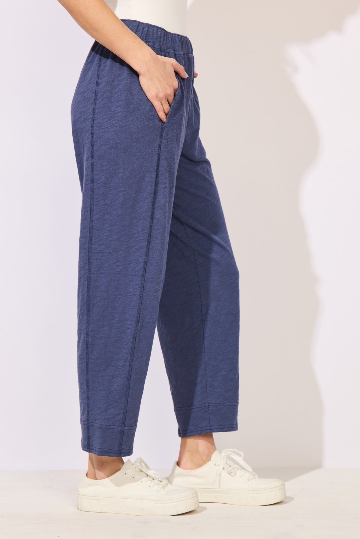 Escape Cotton Slub Serene Seamed Pant - Multiple Colors