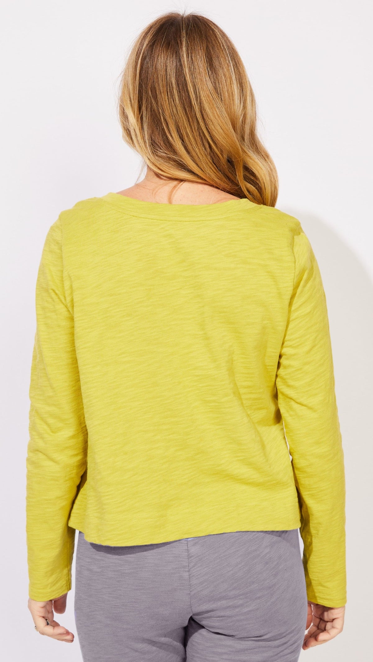 Escape Cotton Slub V-Neck Tee - Multiple Colors
