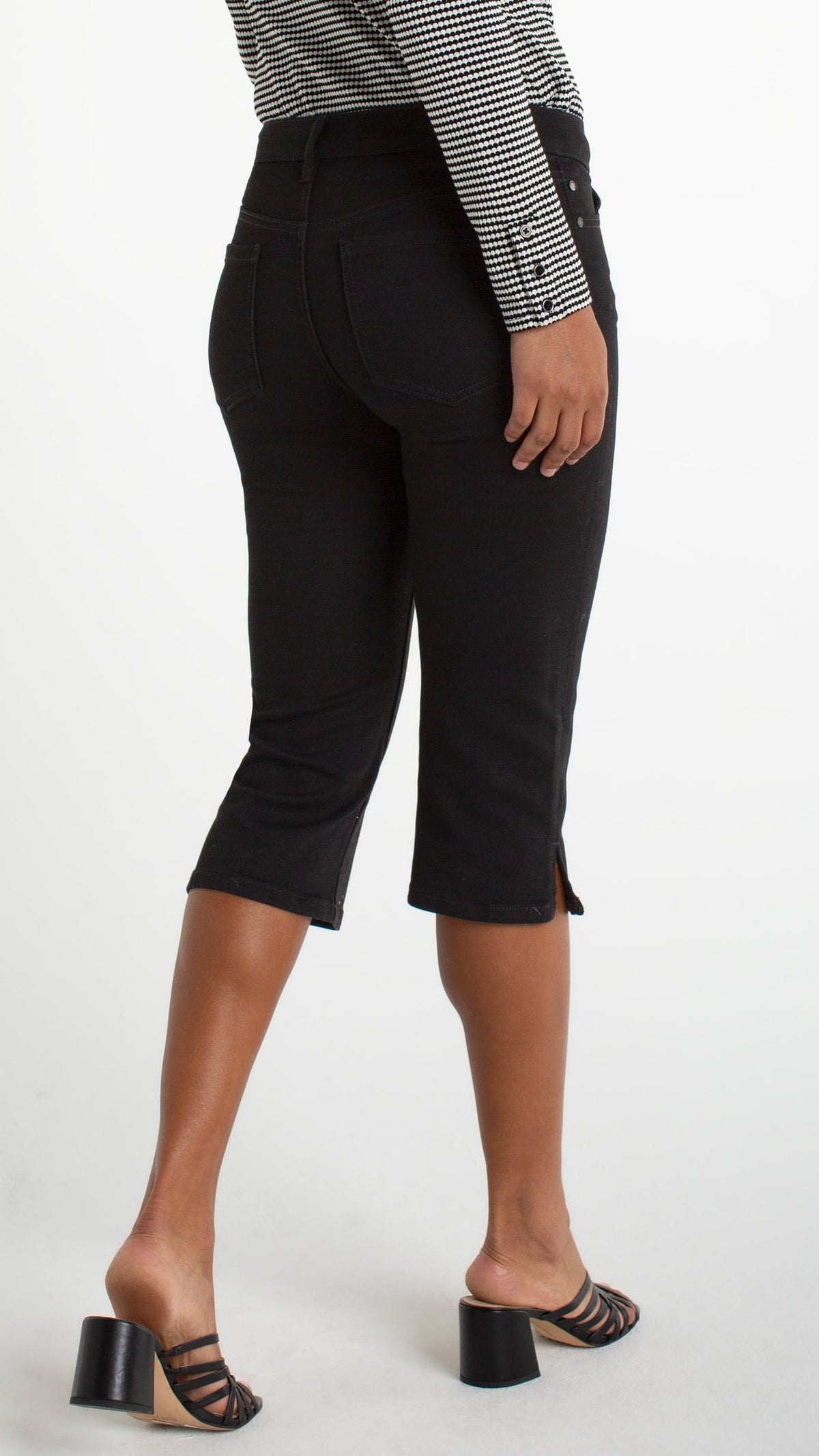 Liverpool Capri with Slit - Multiple Colors